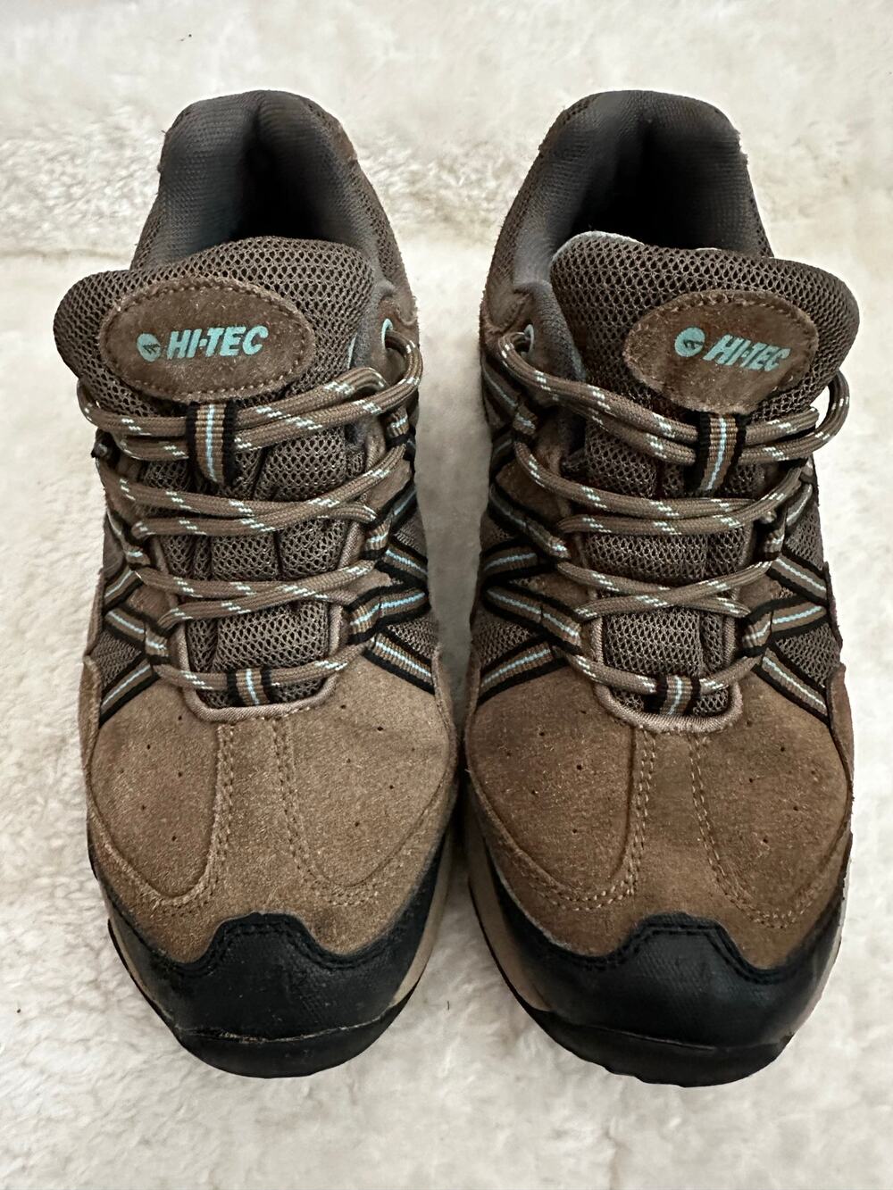 HI-TEC Florence Low Rise Suede Leather Hiking Shoe Size 8